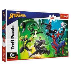 Puzzle 300 W pajęczej sieci Spiderman