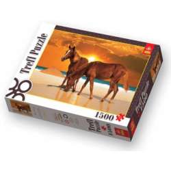 PUZZLE TREFL 1500 RUMAKI NA PLAŻY (26093) - 2