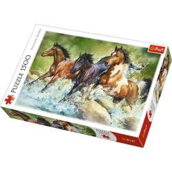 Puzzle 1500el Trzy dzikie konie p6 (26148 TREFL) - 1