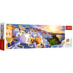 Puzzle 1000el Panorama Zachód słońca na Santorini, Grecja 29054 Trefl (29054 TREFL) - 1