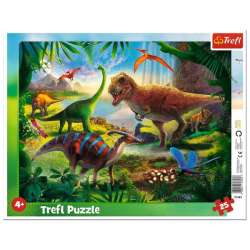 Puzzle 25el ramkowe Dinozaury 31343 Trefl p16 (31343 TREFL) - 1