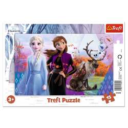 Puzzle ramkowe 15 Magiczny świat Anny i Elsy TREFL (31348 TREFL)