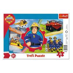 Puzzle ramkowe 15 Dzień Strażaka Sama TREFL (31351 TREFL) - 1