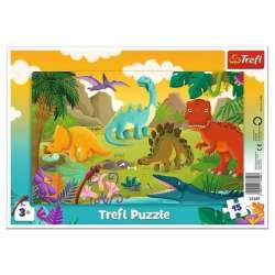 Puzzle ramkowe 15 Dinozaury TREFL (31359 TREFL)