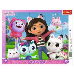 Puzzle 25el ramkowe Poznaj Gabi. Koci Domek Gabi. Gabby's Dollhouse 31415 Trefl (31415 TREFL)