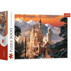 PUZZLE TREFL 3000 ZAMEK NEUSCHWANSTEIN ZIMĄ (33025) - 1