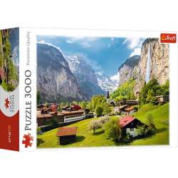 Puzzle 3000el Lauterbrunnen, Szwajcaria 33076 Trefl p4 (33076 TREFL) - 1