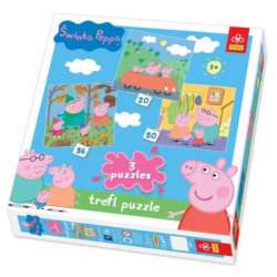 PUZZLE TREFL 20+36+50 ŚWINKA PEPPA (34057) - 2