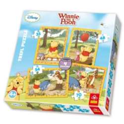 PUZZLE TREFL 4w1 KUBUŚ PUCHATEK 35+48+54+70el (34062) - 2