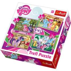 PUZZLE TREFL 4w1 WAKACJE KUCYKÓW (34153) - 1
