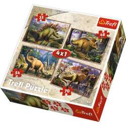 Puzzle 4w1 Dinozaury 34249 Trefl (34249 TREFL) - 1