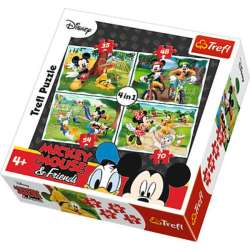 Puzzle 4w1 Zabawy w parku. Disney Standard Characters. p8 (34261 TREFL) - 1