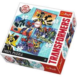 Puzzle 4w1 Transformers Czas na transformację 34287 Trefl (34287 TREFL) - 1