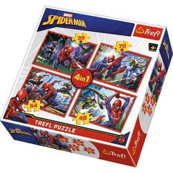 Puzzle 4w1 W sieci Spider-Mana (34293 TREFL) - 1