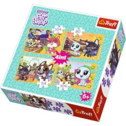 Puzzle 4w1 Miłe wspomnienia Littles Pet Shop (34295 TREFL) - 1
