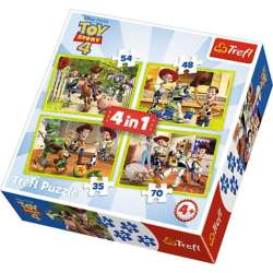 Puzzle 4w1 Ekipa zabawkowa Toy Story 4 (34312 TREFL) - 1