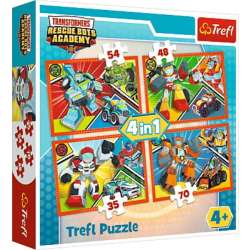 Puzzle 4w1 Akademia Transformersów (34313 TREFL) - 1