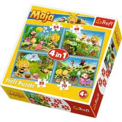Puzzle 4w1 Przygody Pszczółki Mai 34320 Trefl (34320 TREFL) - 1