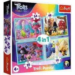 Puzzle 4w1 Trasa koncertowa Troli p8 (34336 TREFL) - 1