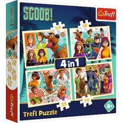 Puzzle 4w1 Scooby Doo i przyjaciele 34340 Trefl (34340 TREFL) - 1