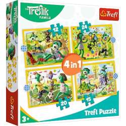 Puzzle 4w1 Wspólne zabawy Treflików. Rodzina Treflików 34358 Trefl p8 (34358 TREFL) - 1