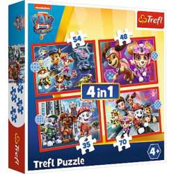 Puzzle Trefl 4w1 Psi Patrol w mieście (GXP-781459) - 1