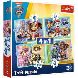 Puzzle Trefl 4w1 Wesołe pieski Psi Patrol (34394 TREFL) - 1