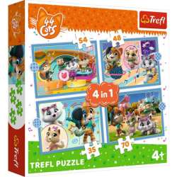 Puzzle 4w1 Kocia Ferajna 34612 Trefl (34612 TREFL) - 1