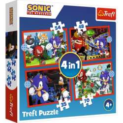 Puzzle 4w1 Przygoda Sonica / SEGA Sonic The Hedgehog 34625 Trefl (34625 TREFL)