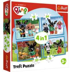 Puzzle 4w1 Wesoły Bing 34631 Trefl (34631 TREFL) - 1