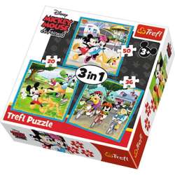 Puzzle Trefl 3w1 Myszka Miki z przyjaciółmi Disney (34846 TREFL) - 1