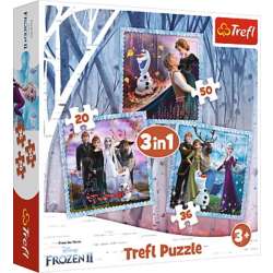 Puzzle Trefl 3w1 Magiczna opowieść Disney Frozen 2 (34853 TREFL) - 1