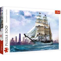 PUZZLE TREFL 500 ŻAGLOWIEC NA TLE CHICAGO (37120) - 2