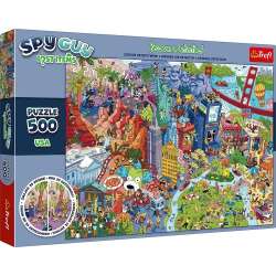 Puzzle 500 elementów Spy Guy Lost Items USA (GXP-917305)