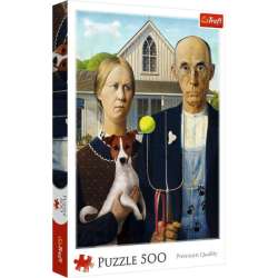 Puzzle 500el America Gothic: Psia edycja 37526 Trefl (37526 TREFL) - 1