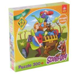 Puzzle Okragłe 300 elementów - Scooby-Doo " Przygotowania do podróży" (GXP-506080) - 2