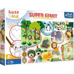 Puzzle dwustronne 15el SUPER GIANT 3w1 Bobaski w ZOO 42000 Trefl (42000 TREFL) - 1