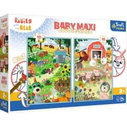 Puzzle BABY MAXI 2x10el Poznaj Bobaski / Bobaski i Miś 43000 Trefl (43000 TREFL) - 1