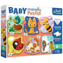 Puzzle Baby Progressive Zwierzęta 44003 Trefl (44003 TREFL) - 1
