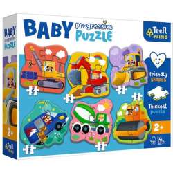 Puzzle Baby Progressive Pojazdy 44004 Trefl (44004 TREFL)