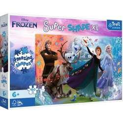 Puzzle 160el XL Odkryj świat Frozen Kraina Lodu 50022 Trefl (50022 TREFL) - 1