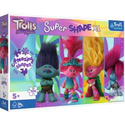 Puzzle 104el XL Zabawy z Trollami Trolls 3 50037 Trefl (50037 TREFL) - 1