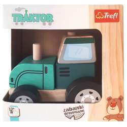 Zabawka drewniana Traktor w pudełku (61139 TREFL) - 1