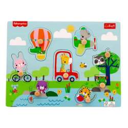Puzzle medium Fisher Price Zabawka drewniana 61628 Trefl (61628 TREFL) - 1