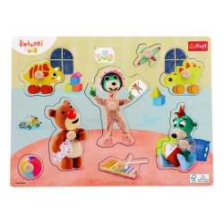 Puzzle medium Bobaski i Miś Zabawka drewniana 61629 Trefl (61629 TREFL) - 1
