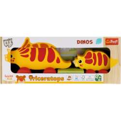 Zabawka drewniana - Dinos Triceratops 61745 Trefl (61745 TREFL) - 1