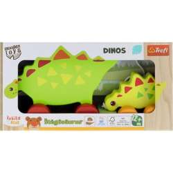 Zabawka drewniana - Dinos Stegosaurus 61747 Trefl (61747 TREFL) - 1