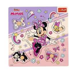 Zabawka drewniana. Puzzle mini Minnie Mouse (61854 TREFL) - 1