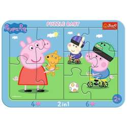 Puzzle Trefl Ramkowe Baby Wesoła Świnka Peppa (80021 TREFL)