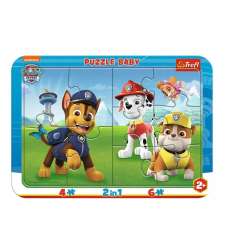 Puzzle ramkowe Baby - Wesoły Psi Patrol TREFL (80022 TREFL)